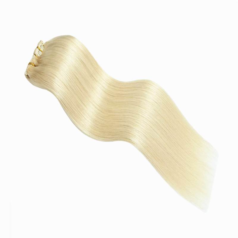 RTS 12 30 inches 7pcs russian clip in hair extensions youngsee human hair clip in extensions double weft clip in hair extensions Qingdao O FLY Hair Products Co.Ltd